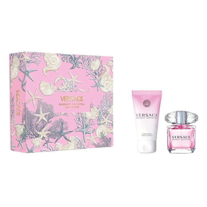 Set Versace Bright Crystal Edt 30ml + Body Lotion 50ml