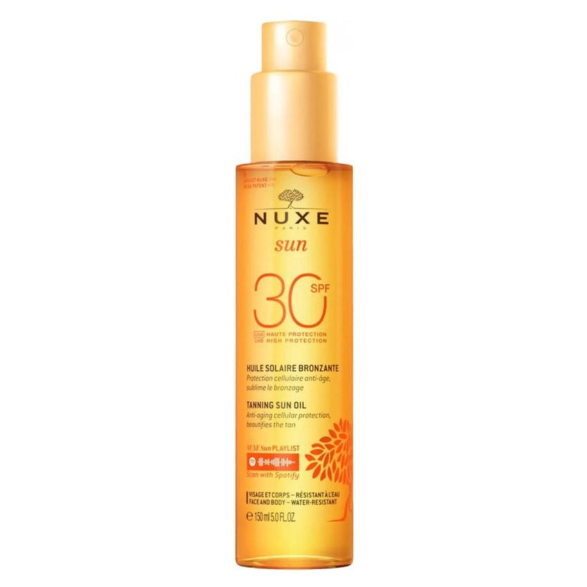 Nuxe Sun Tanning Oil Face And Body SPF30 150ml