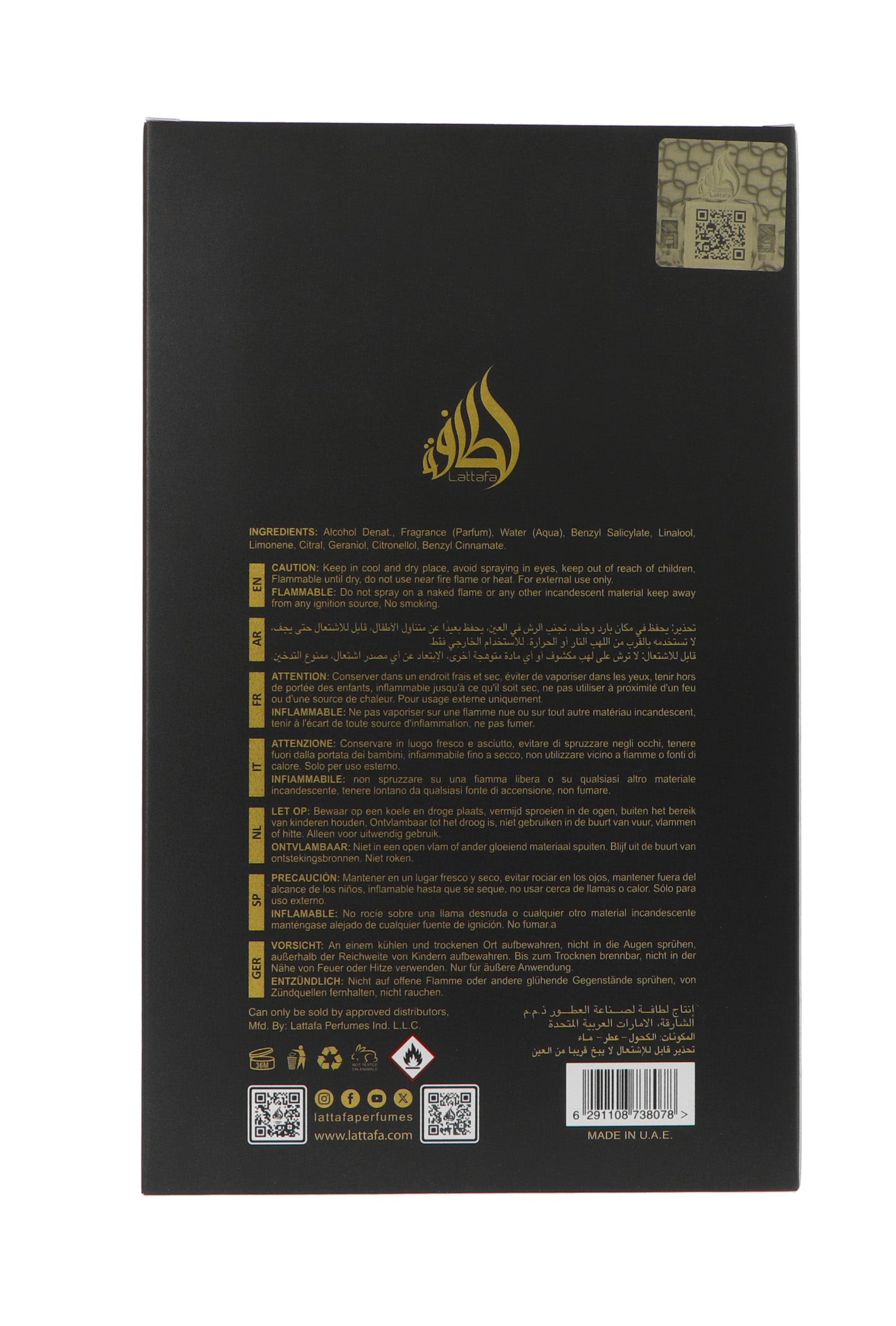 Lattafa Winners Trophy Gold Edp 100ml