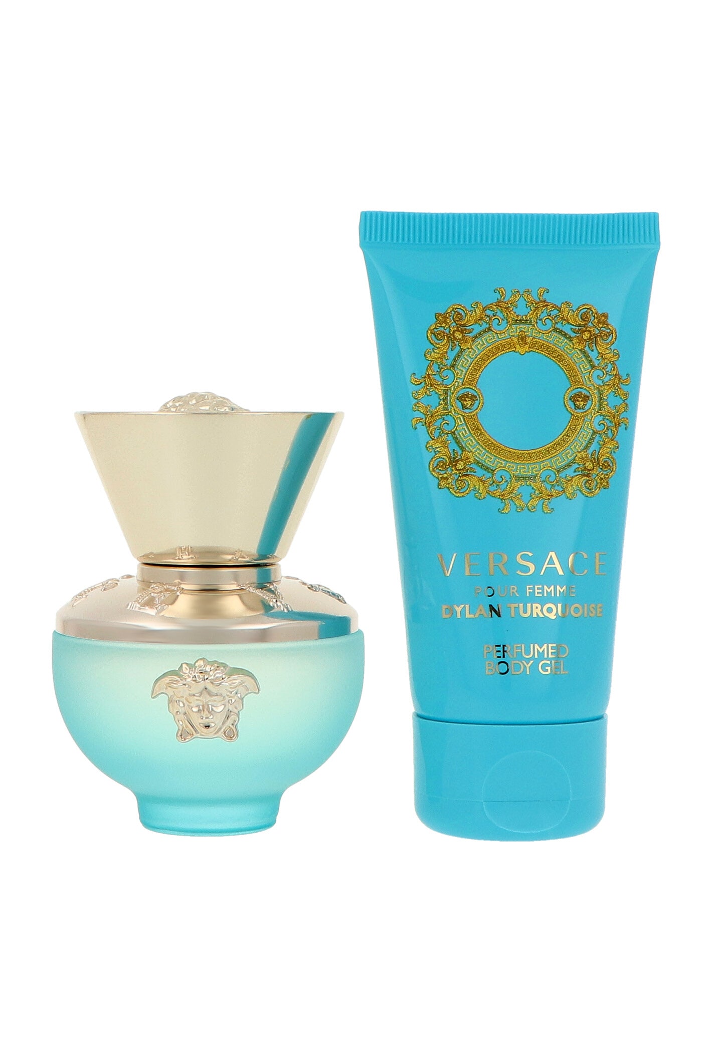 Set Versace Pour Femme Dylan Turquoise Edt 30ml + Body Lotion 50ml