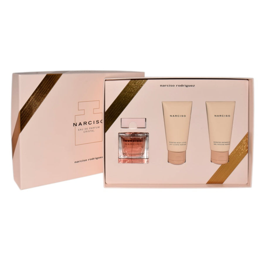 Set Narciso Rodriguez Cristal Edp 50ml + Body Lotion 50ml + Shower Gel 50ml