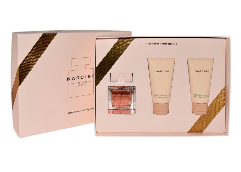 Narciso Rodriguez Cristal Eau de Parfum 50 ml + Bodylotion 50 ml + Duschgel 50 ml