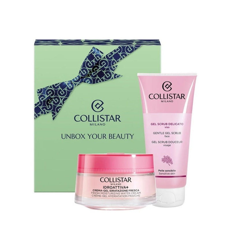 Set Collistar Unbox Your Beauty Idroattiva Fresh Hydrating Cream 50ml + Gentle Scrub 100ml