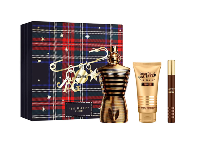 Set Jean Paul Gaultier Le Male Elixir Parfum 125 ml + Duschgel 75 ml + Parfum 10 ml