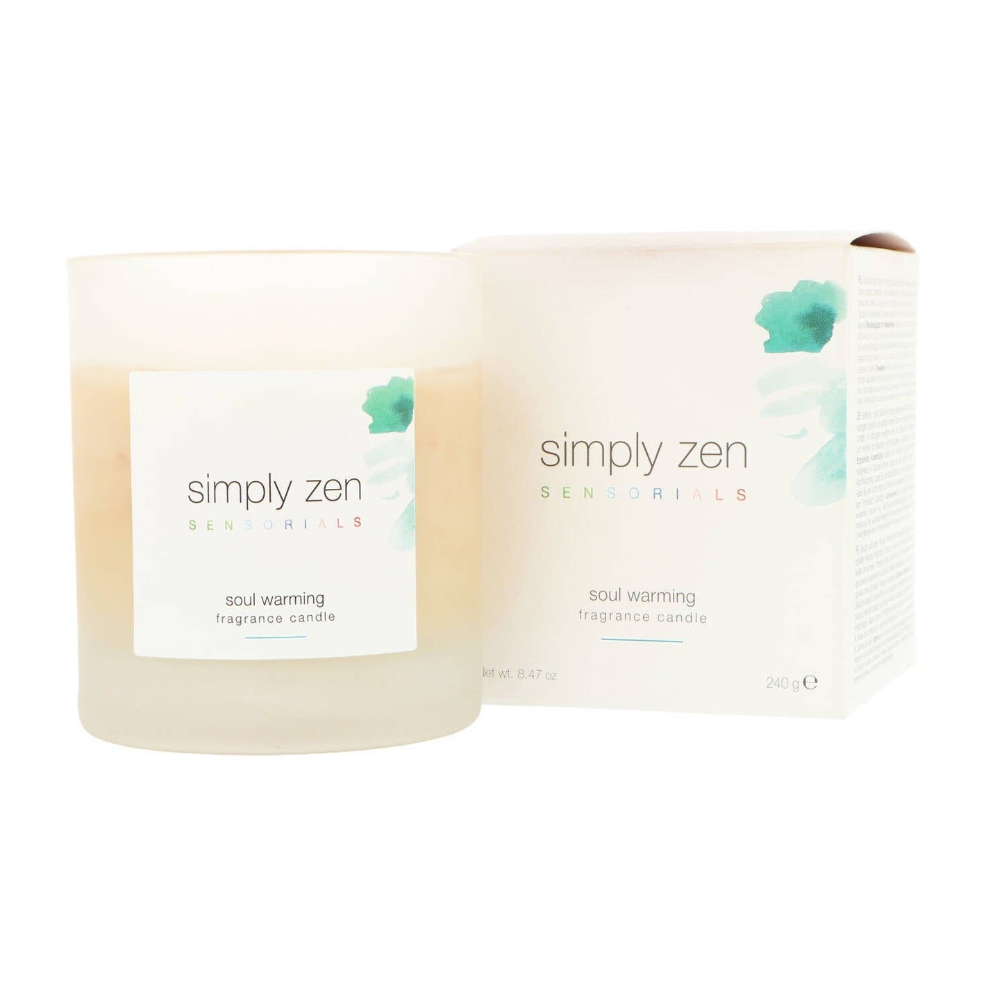 Simply Zen Sensorials Home Soul Warming Scented Candle 240g
