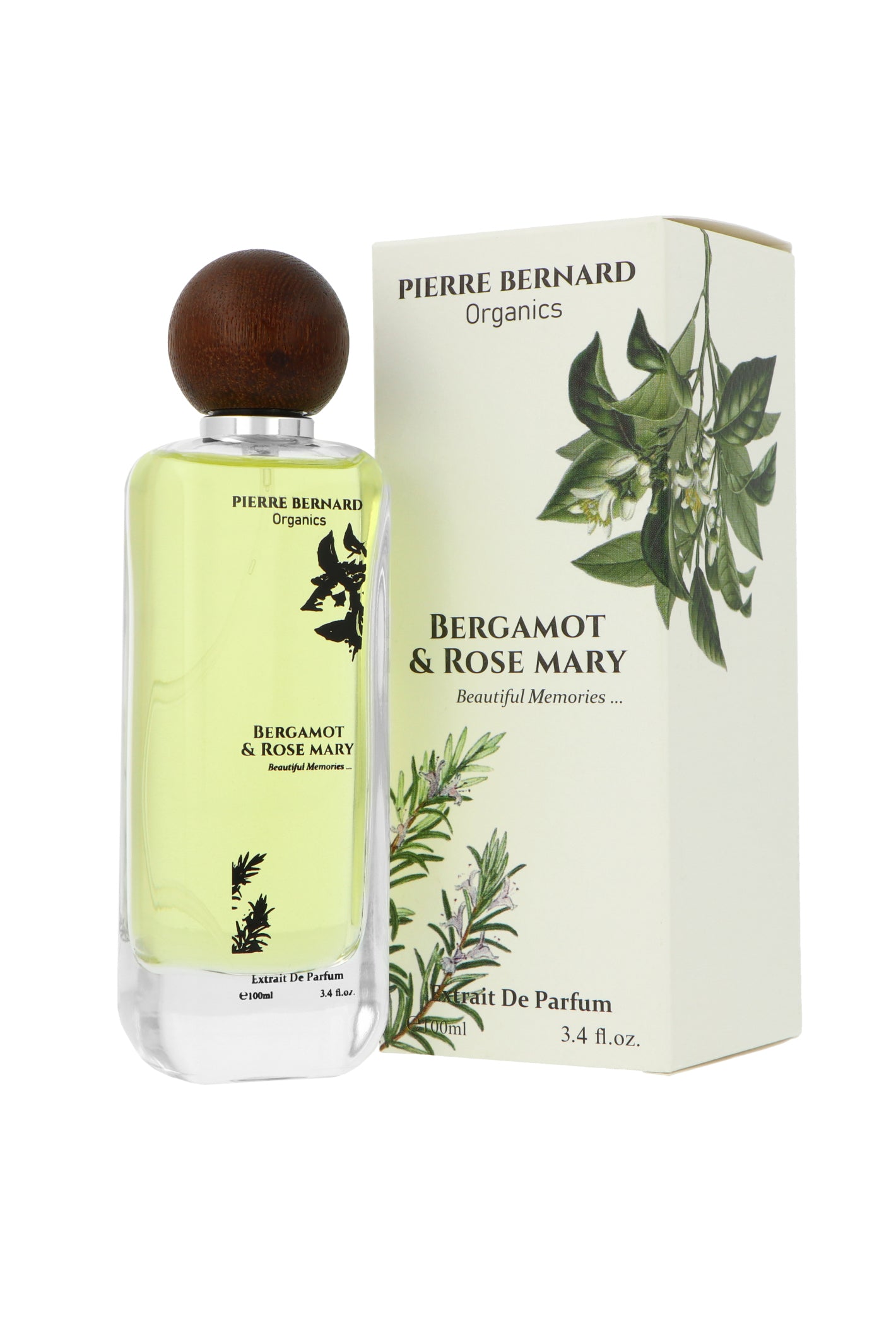 Pierre Bernard Organics Bergamot & Rosemary Extrait de Parfum 100ml