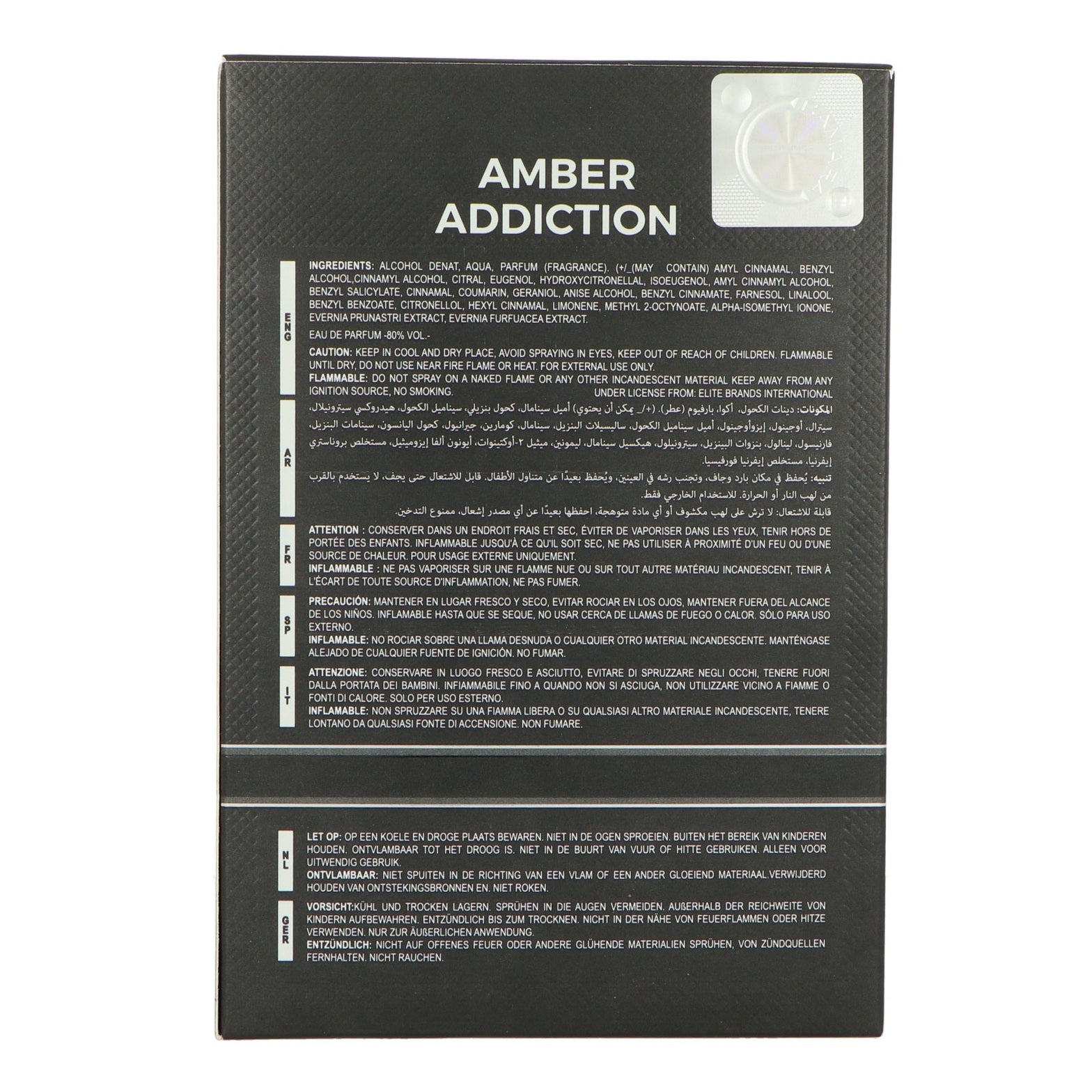 Camara Amber Addiction EdP 100ml