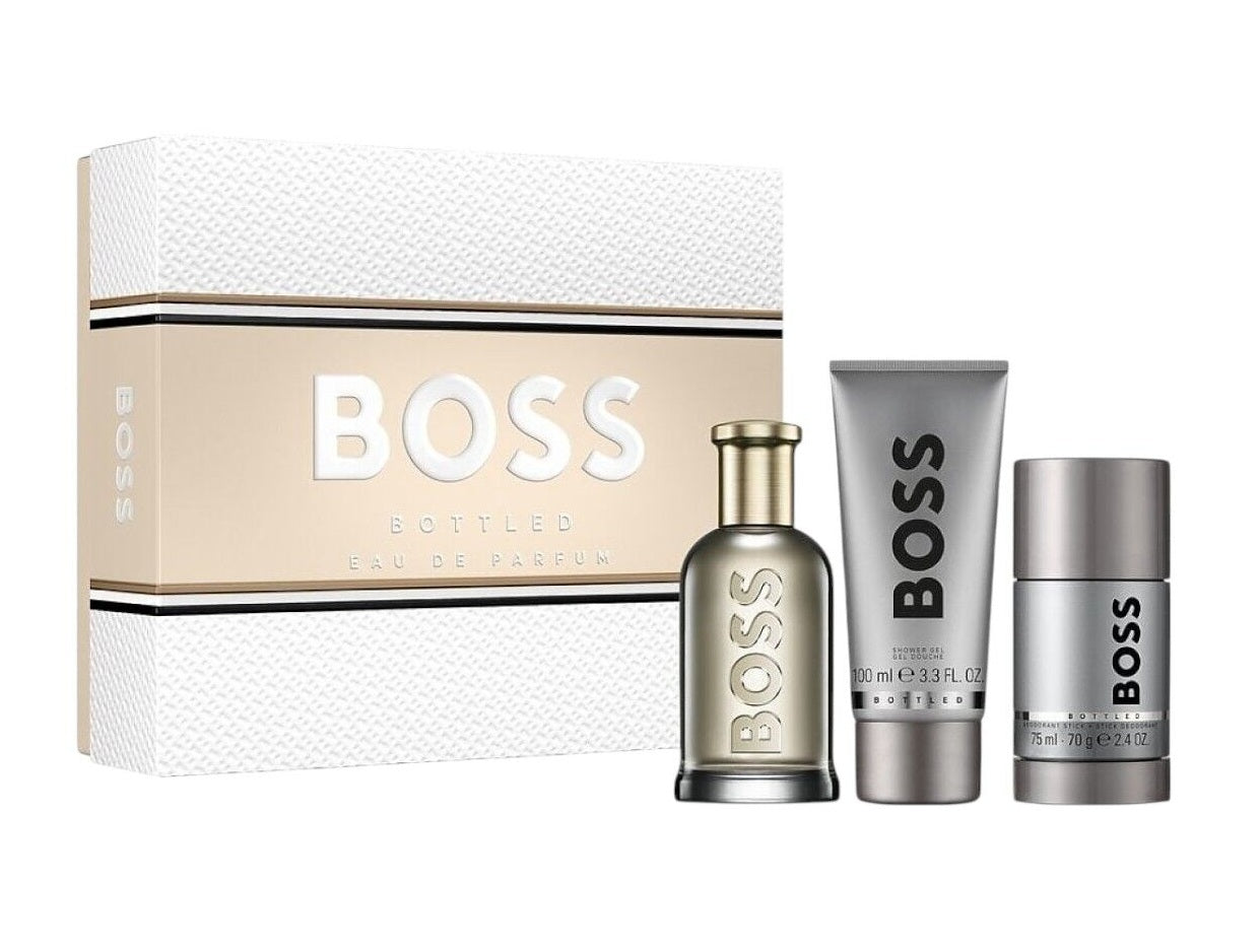 Hugo Boss Set: Eau de Parfum (100 ml) + Duschgel (100 ml) + Deostick (75 ml)