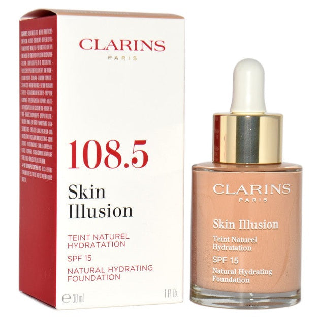 Clarins Skin Illusion Natural Hydrating Foundation SPF 15 108,5W Cashew 30ml