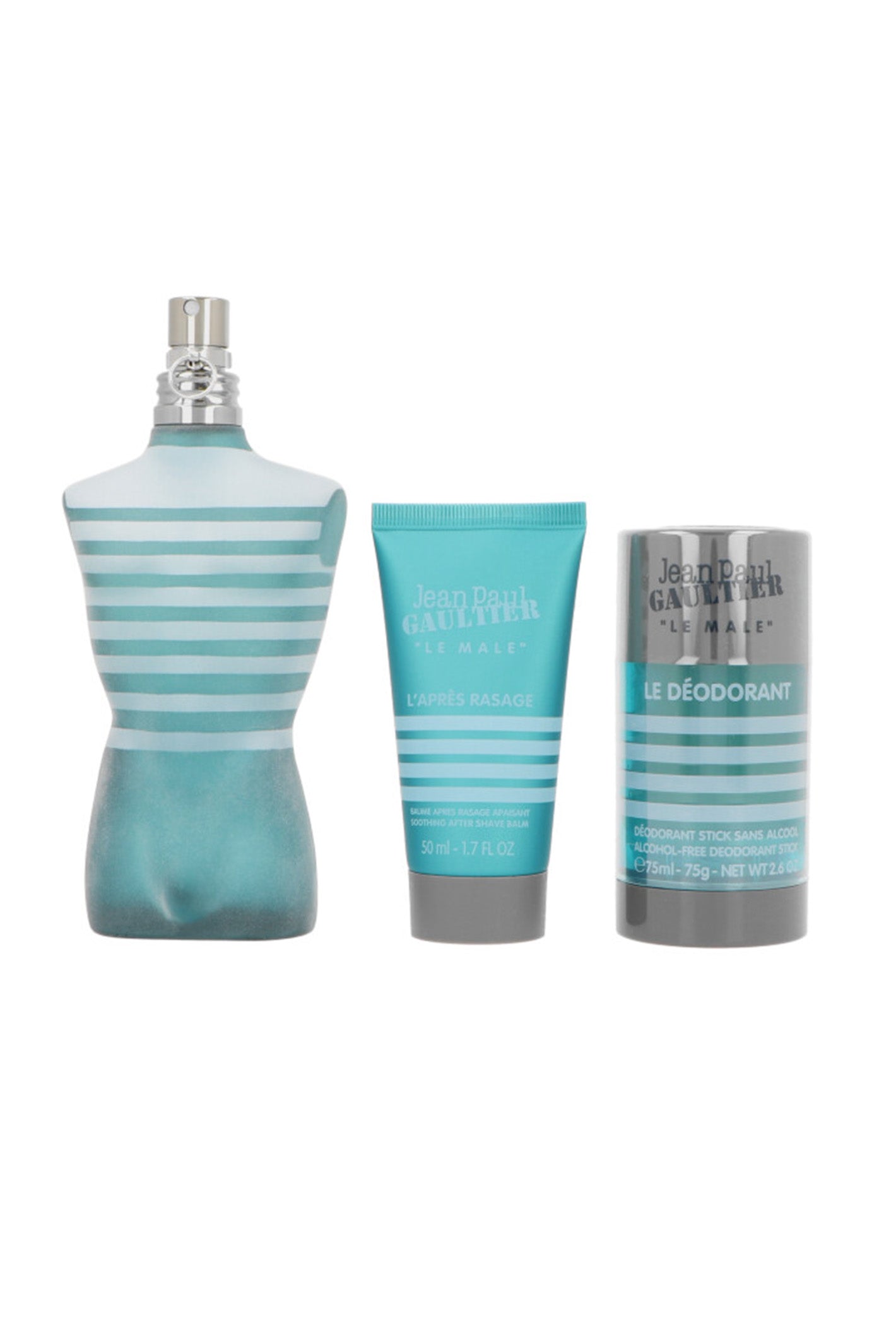 Jean Paul Gaultier Le Male Eau de Toilette 125 ml + After Shave Balsam 50 ml + Deodorant-Stick 75 g