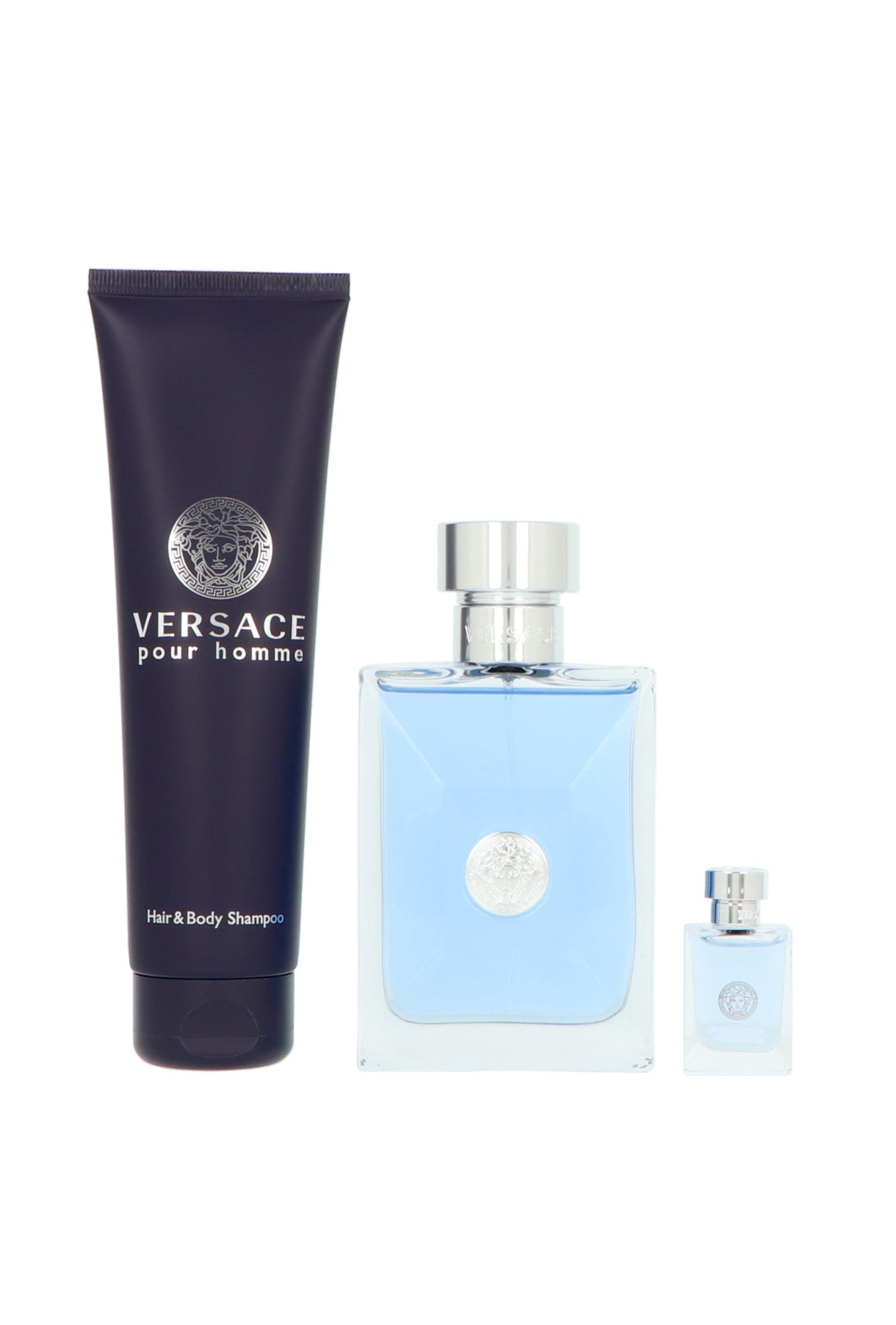 Set Versace Pour Homme Edt 100ml + Shower Gel 150ml + Edt 5ml