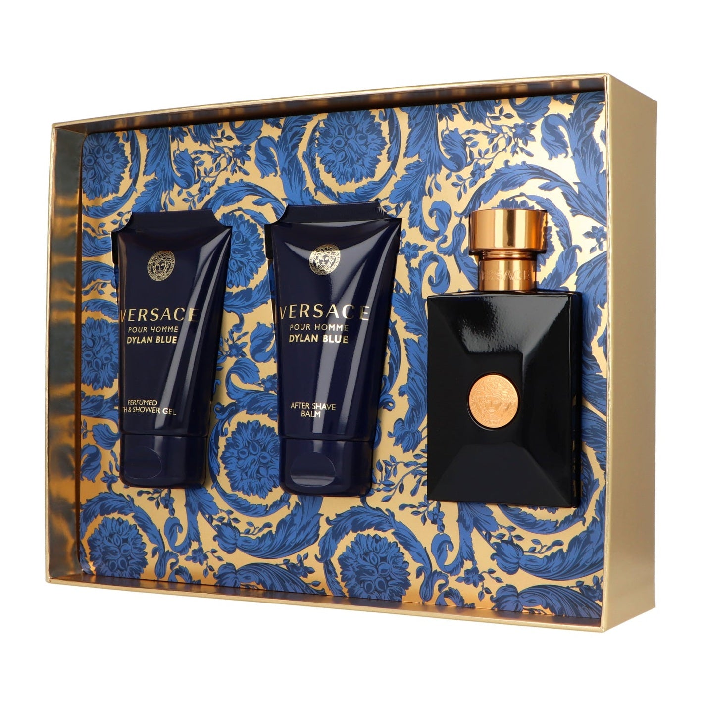 Zestaw Versace Pour Homme Dylan Blue Edt 50ml + Shower Gel 50ml + After Shave Balm 50ml