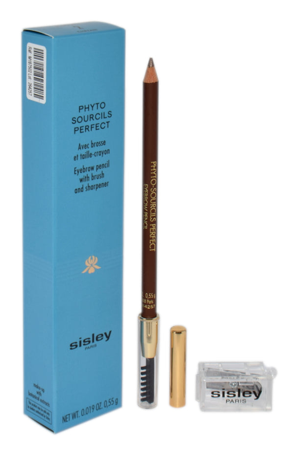 Sisley Phyto-Sourcils Perfect Augenbrauenstift mit Bürste und Spitzer 2 Chatain 0,55g
