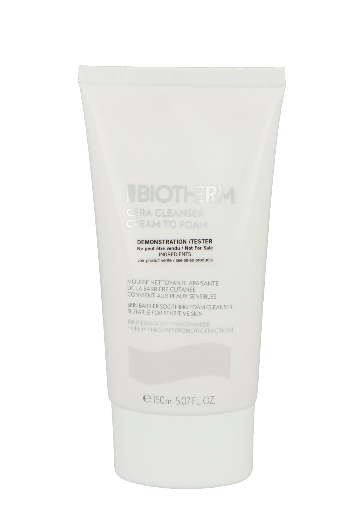 Tester Biotherm Cera Cleaneser Cream To Foam Cleanser 150ml