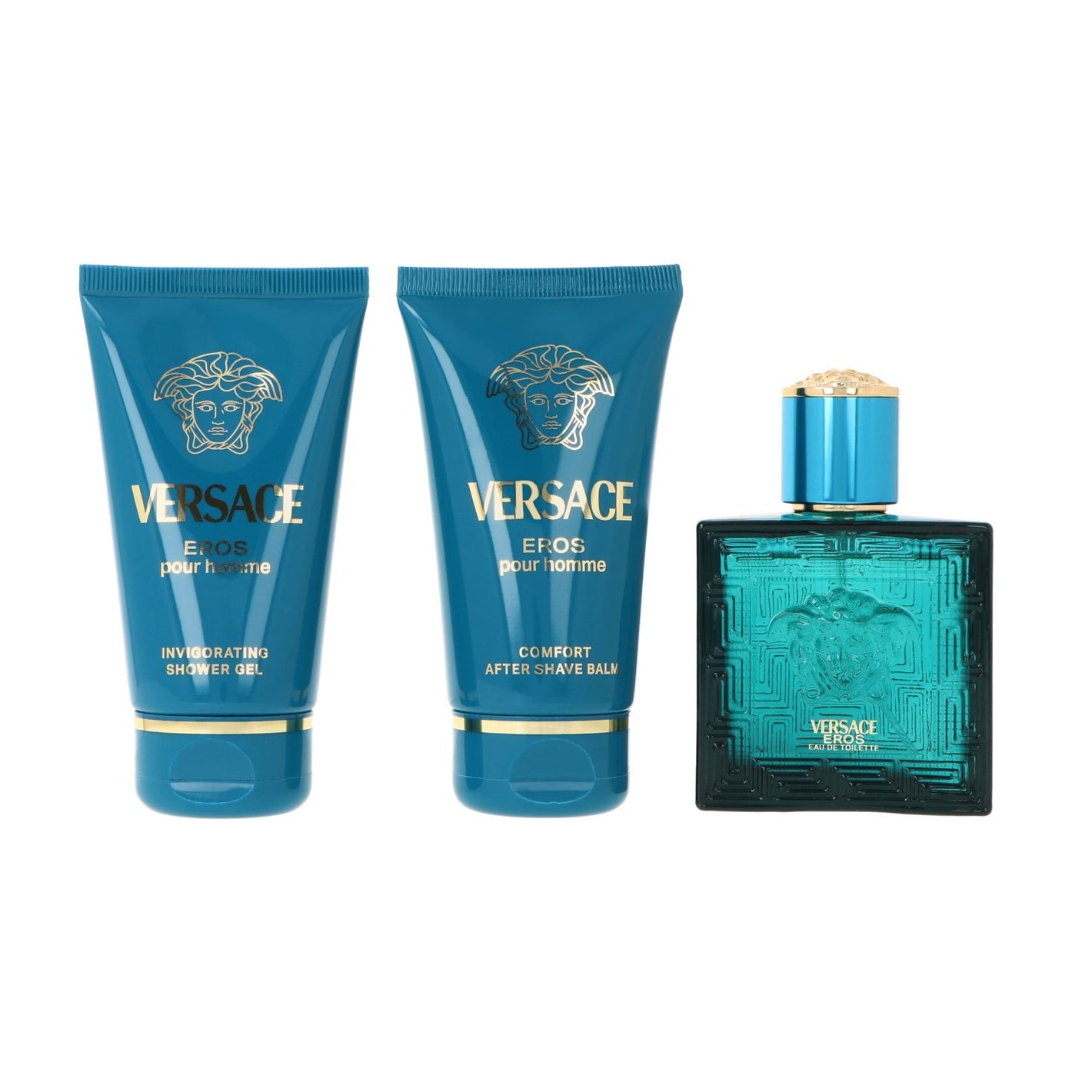 Set Versace Eros Pour Homme Edt 50ml + Shower Gel 50ml + After Shave Balm 50ml