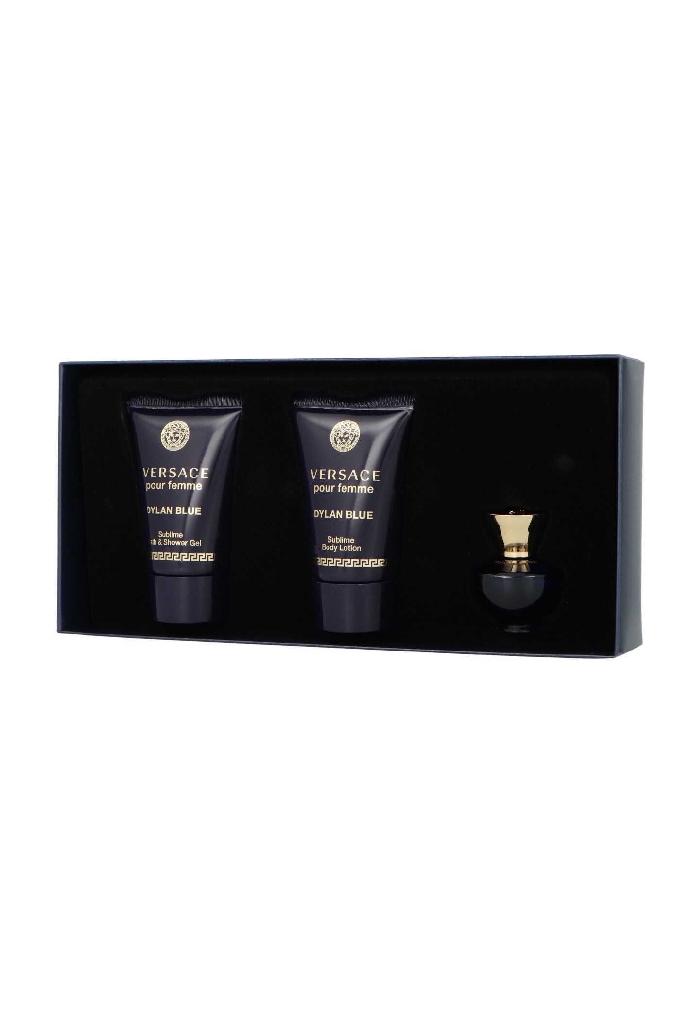 Zestaw Versace Pour Femme Dylan Blue Edp 5ml + Shower Gel 25ml + Body Gel 25ml