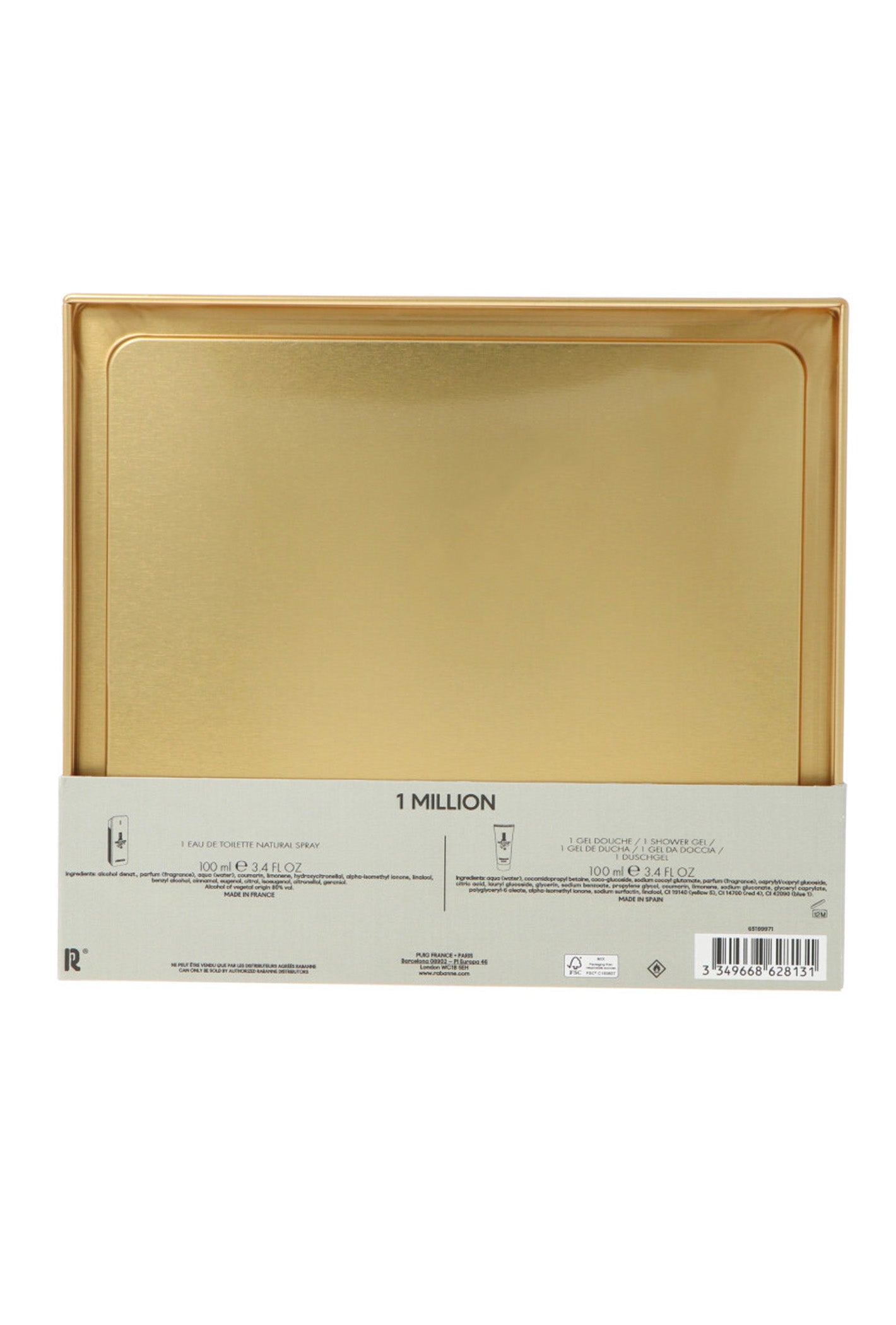 Set Paco Rabanne 1 Million Eau de Toilette 100 ml + Duschgel 100 ml