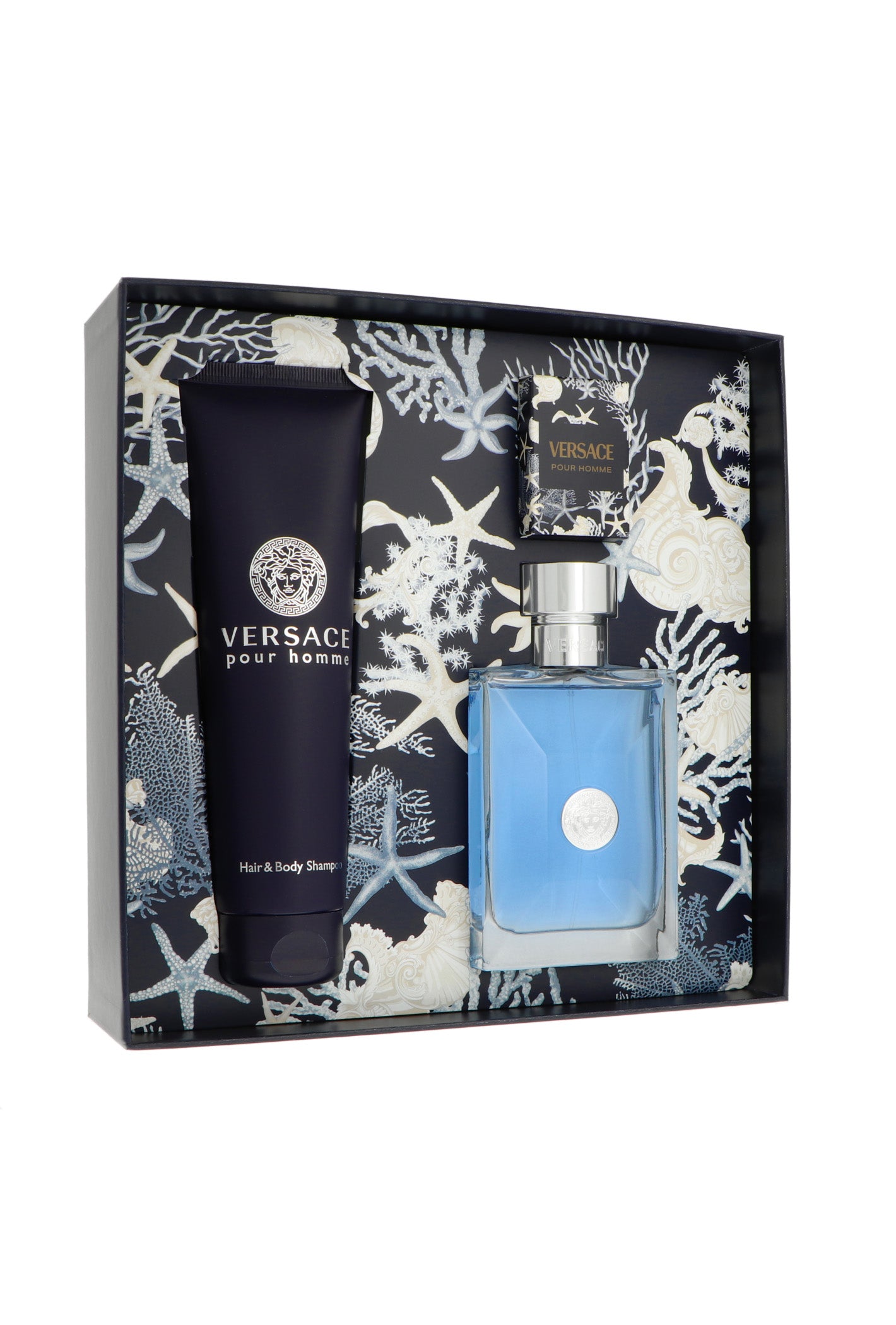 Set Versace Pour Homme Edt 100ml + Shower Gel 150ml + Edt 5ml