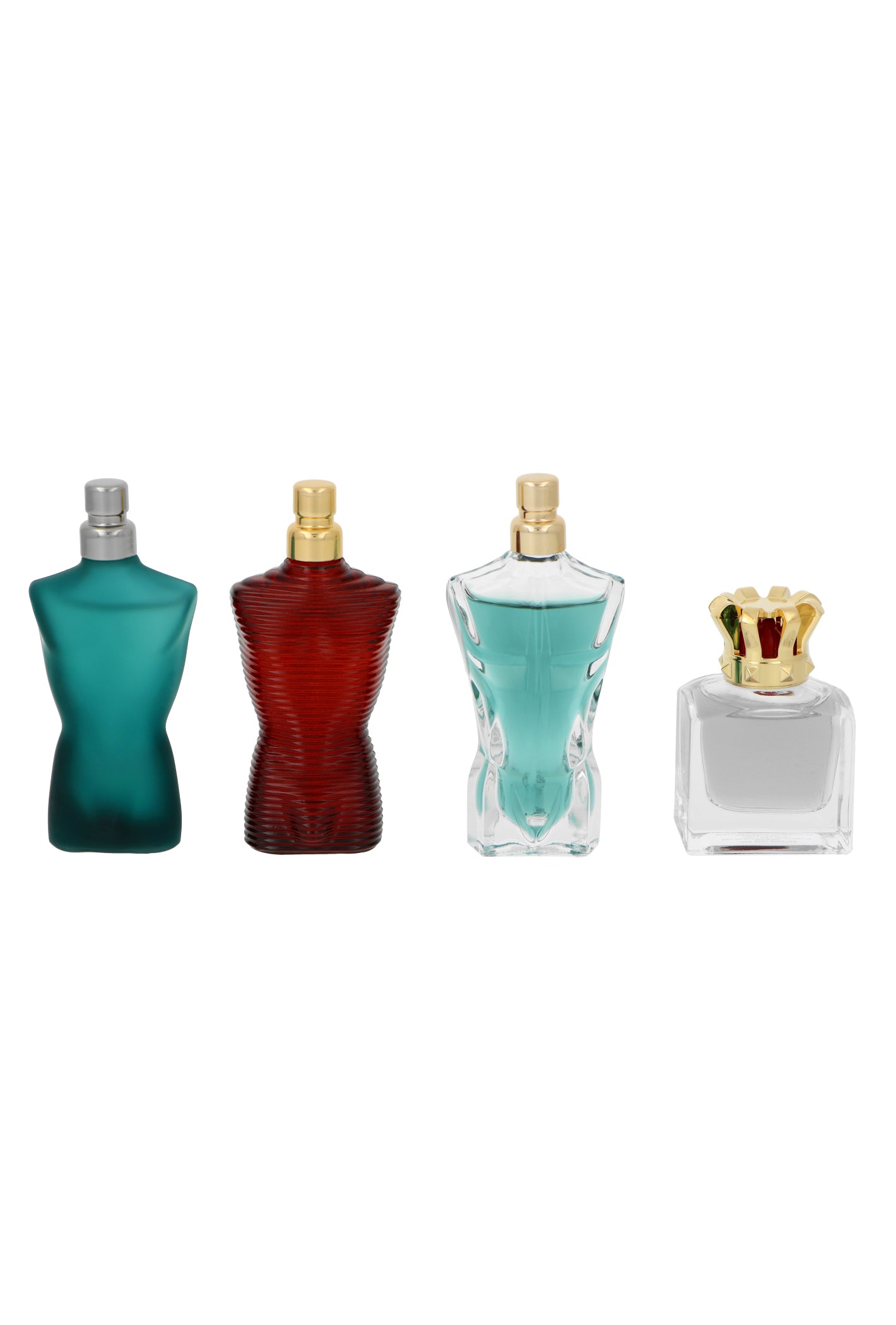 Zestaw Jean Paul Gaultier Miniatures Collection: Le Male Edt 7ml + Le Beau Edt 7ml + Scandal For Him Edt 7ml + Le Male Elixir Parfum 7ml