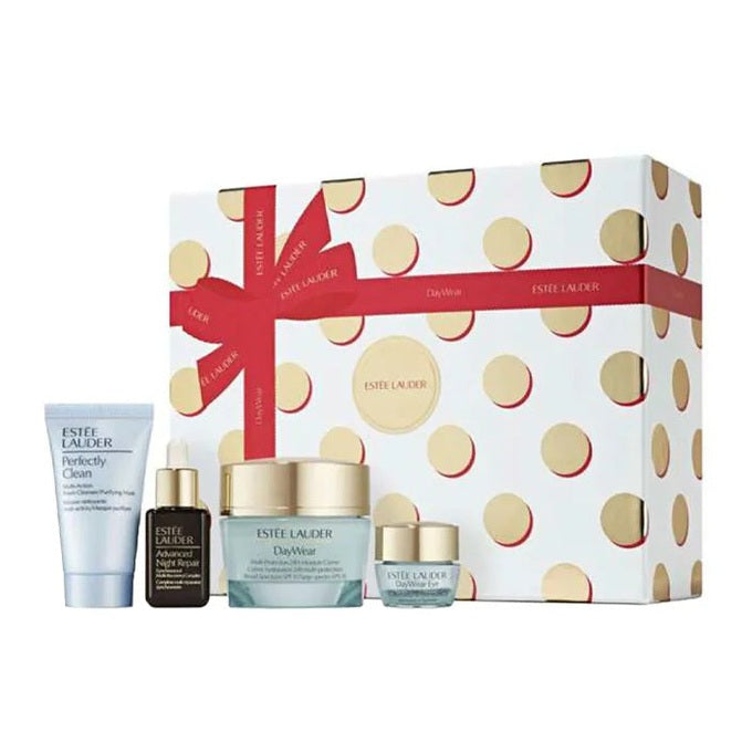 Set Estee Lauder Resilience Multi Effect Cream Sp15 50ml + Perfectionist Pro Serum 15ml + Perfectly Clean Foam Cleanser/Mask 30ml + Eye Cream 5ml