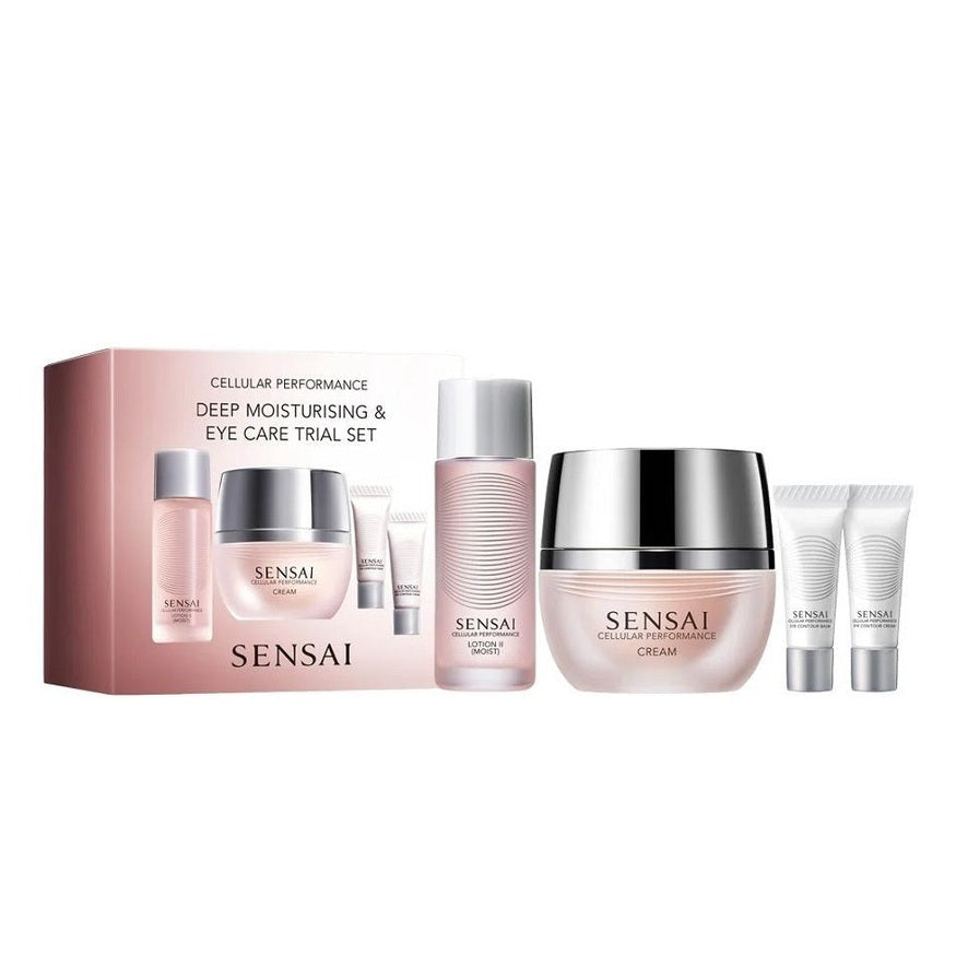 Set Sensai Cellular Performance Cream 40ml + Lotion Cream 20ml + Eye Contour Balm 2ml+ Eye Contour Cream 2ml