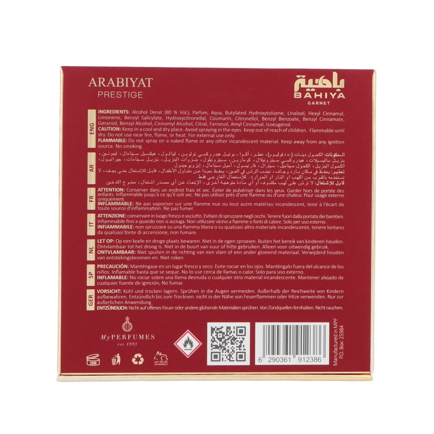 Arabiyat Prestige Bahiya Garnet EdP 100ml