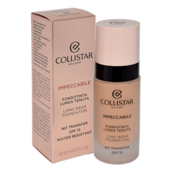 Collistar Impeccabile Long Wear Foundation Spf 15 3R - Natural Rose 30ml