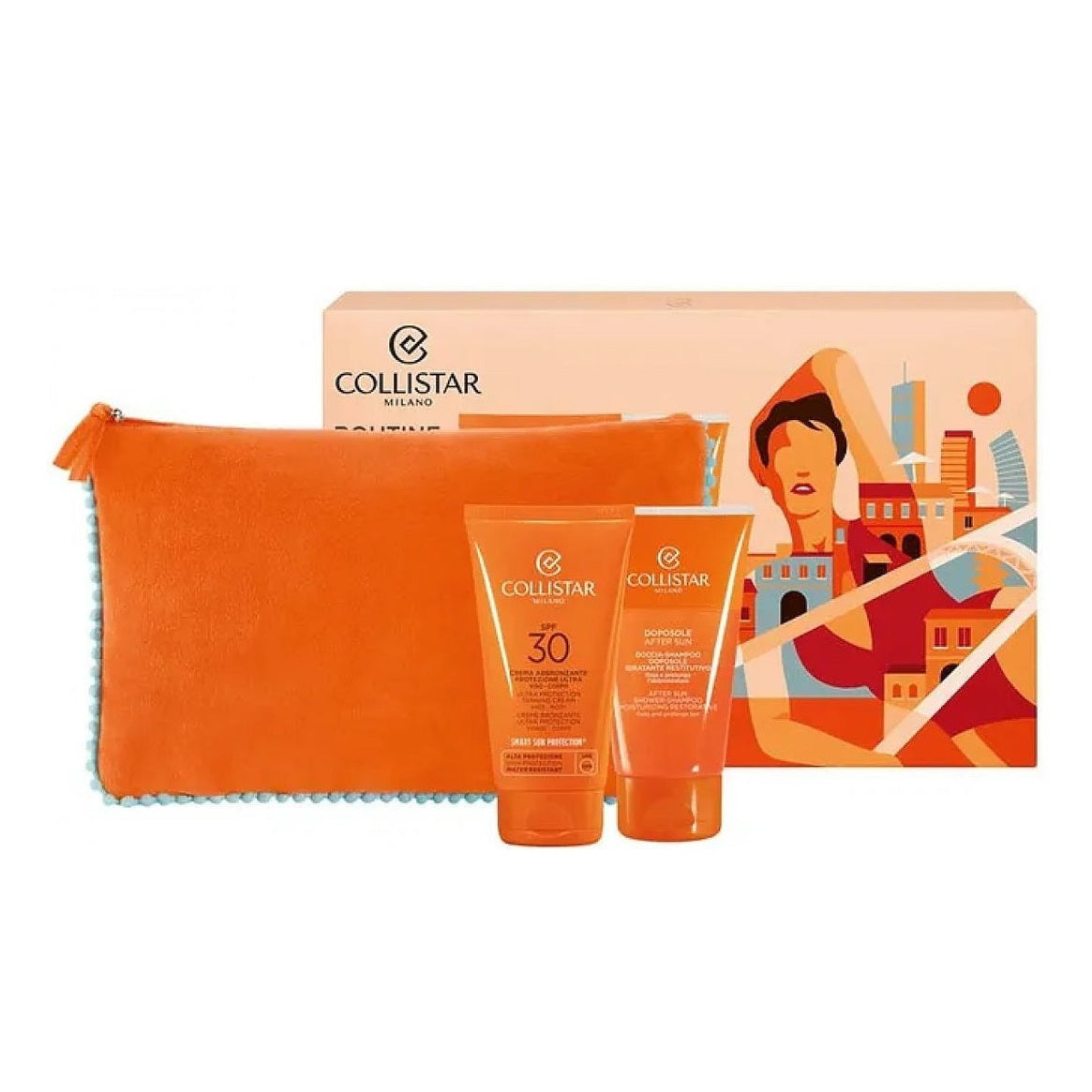Set Collistar Sun 2024 Cream Spf 30 + Shower 150ml + Pouch