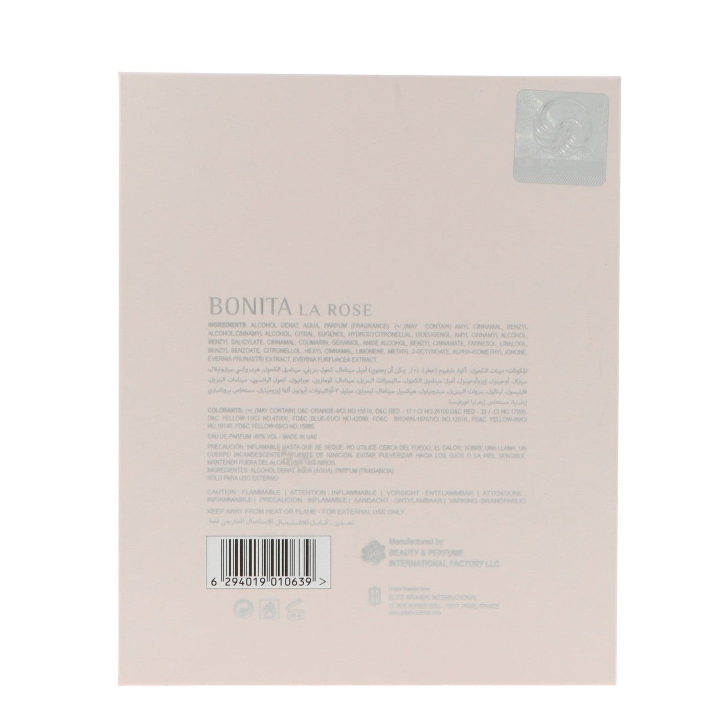 Le Falcone Bonita La Rose Edp 100ml