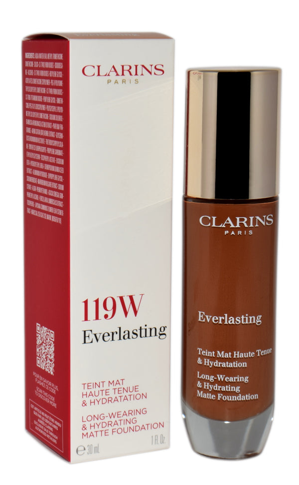 Clarins Everlasting Foundation 119W – Mokka 30 ml