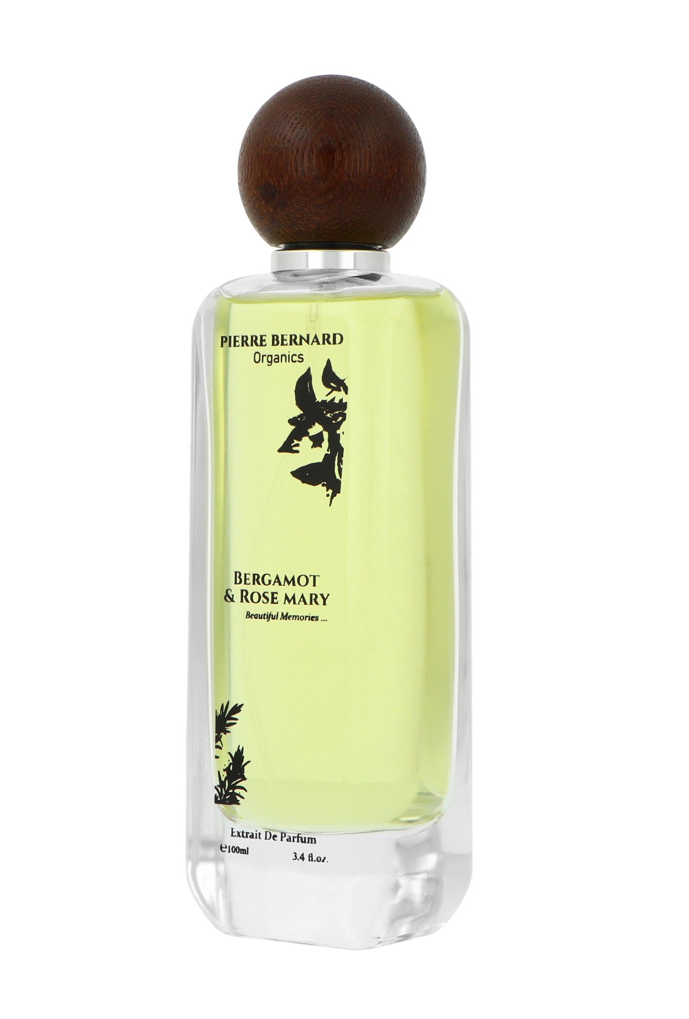 Pierre Bernard Organics Bergamot & Rosemary Extrait de Parfum 100ml