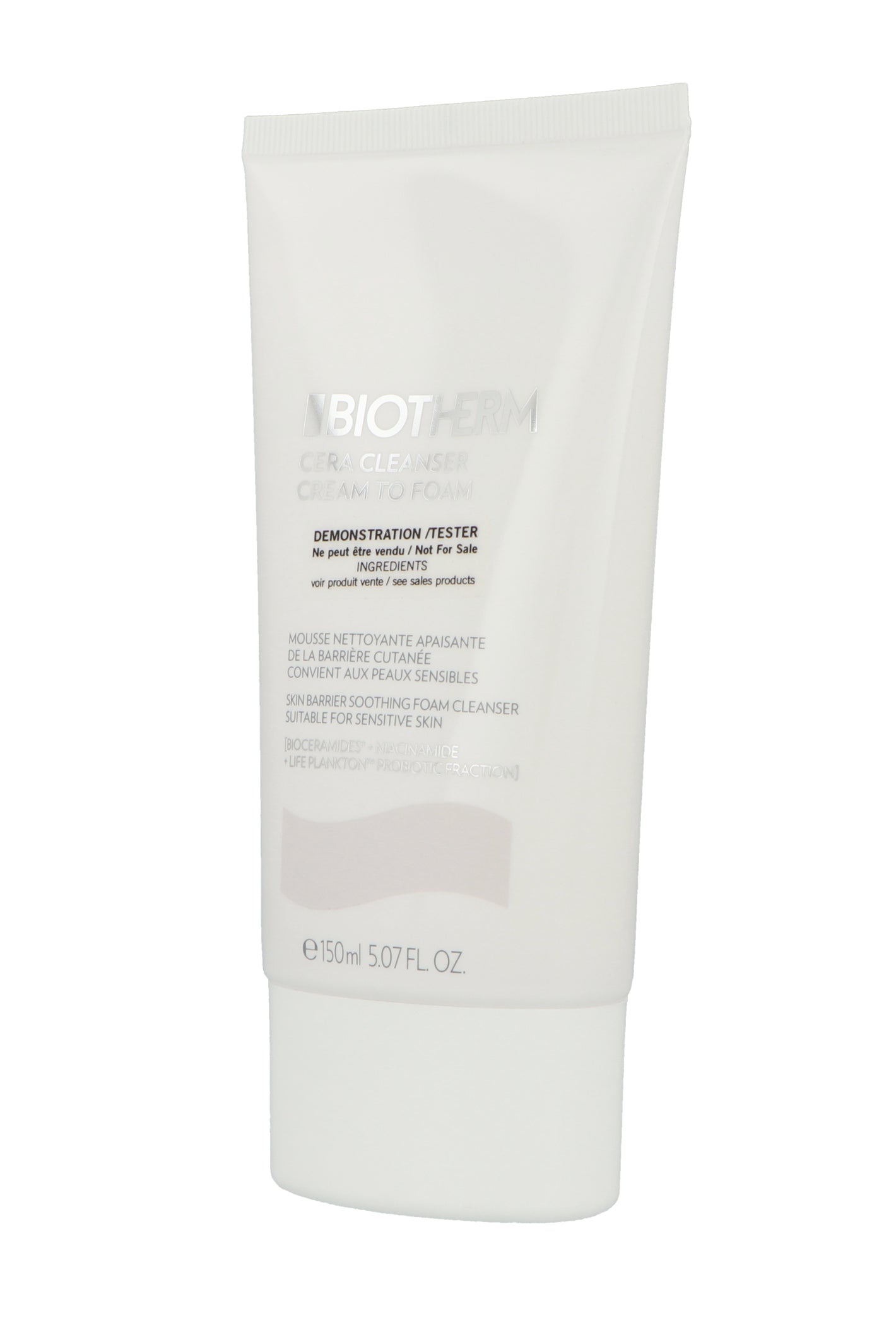 Tester Biotherm Cera Cleaneser Cream To Foam Cleanser 150ml