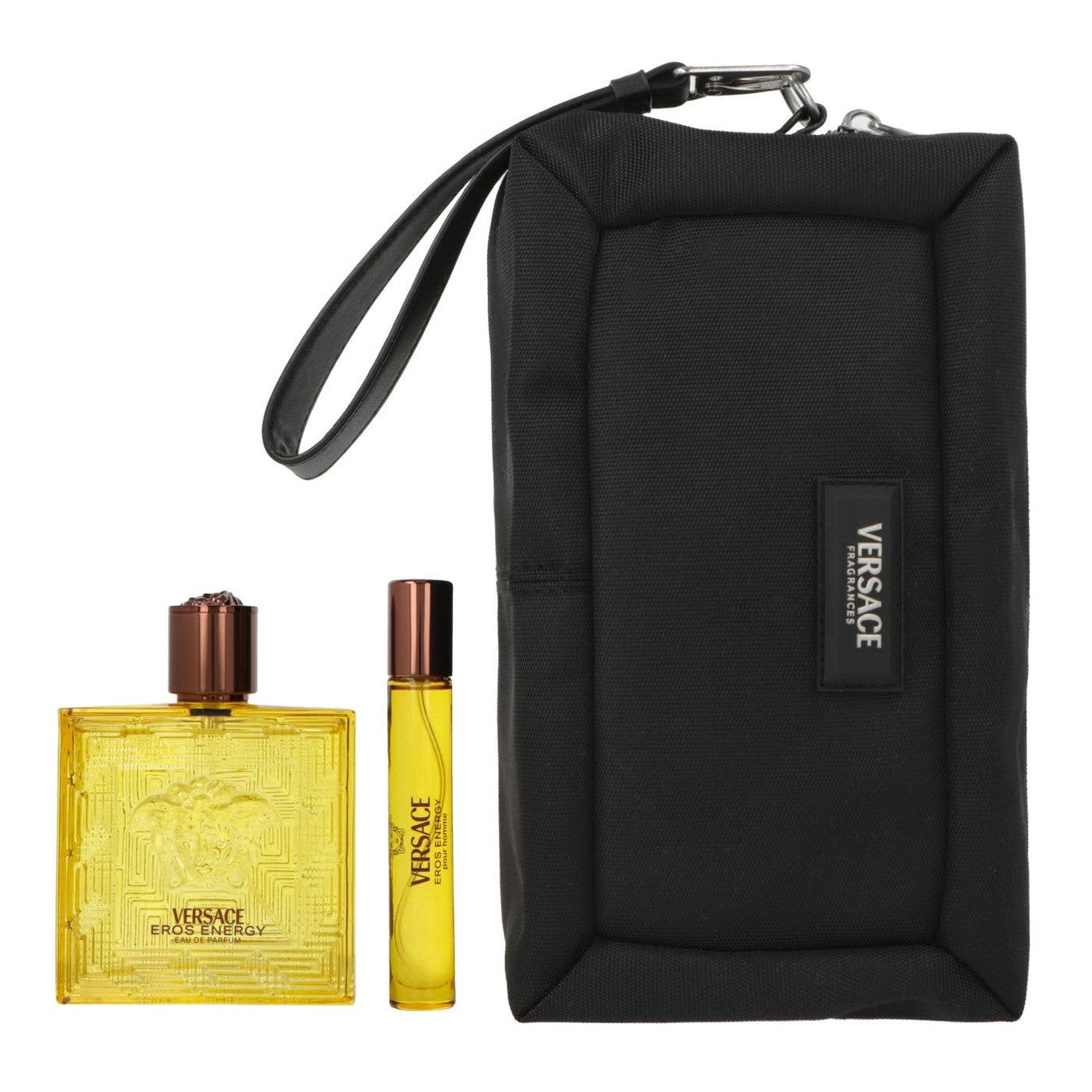 Set Versace Eros Energy Edp 100ml + Edp 10ml + Pouch