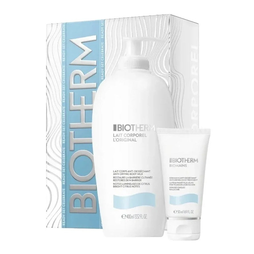 Set Biotherm Lait Corporel 400ml + Biomains Vitamine 50ml